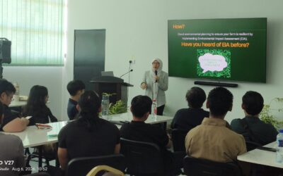 Taklimat Environmental Impact Assessment in Brunei Darussalam di Bawah Program Pendedahan Belia-Belia yang Berpotensi untuk Menceburi Bidang Pertanian Berteknologi Tinggi Kali ke-12